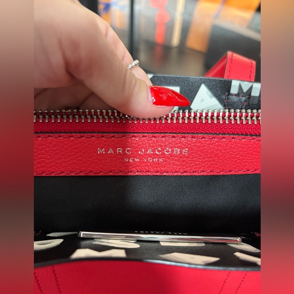 Marc Jacobs Repeat Red Leather Tote - Picture 9 of 17